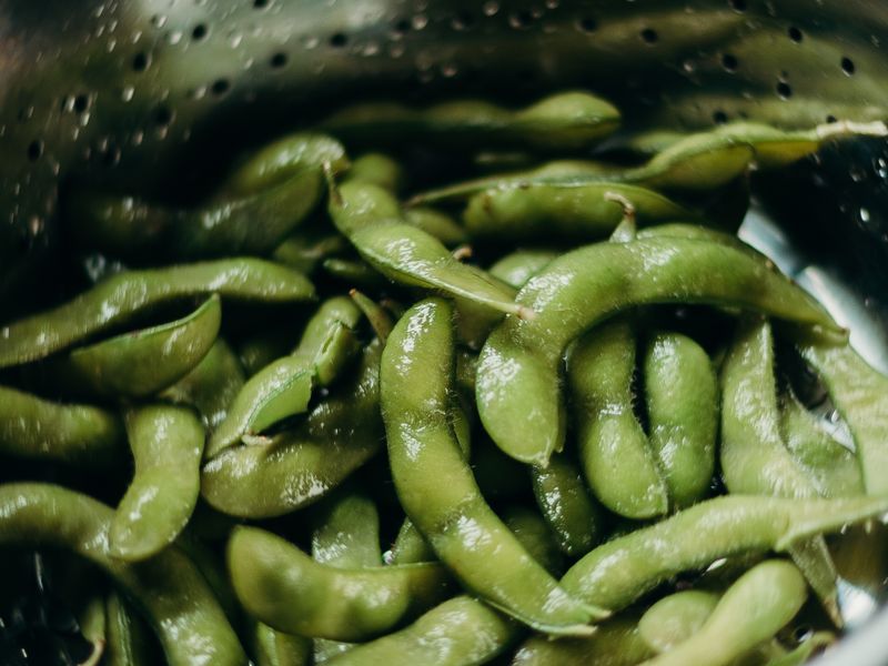 Mancare de fasole verde cu usturoi